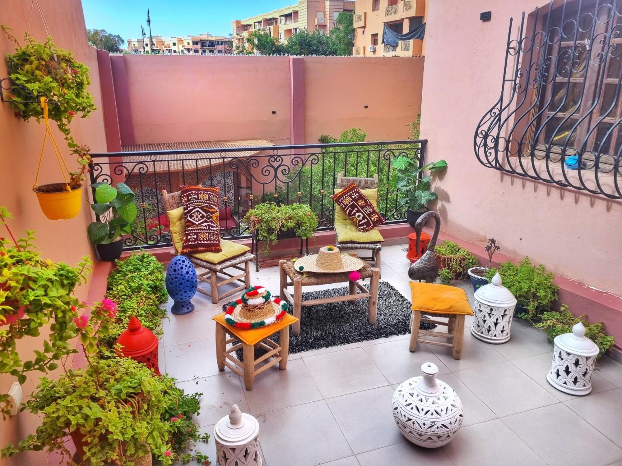 Oranger Family House City Center, Private Large House, Terasse Garden View, Free Parking Marakeş Dış mekan fotoğraf